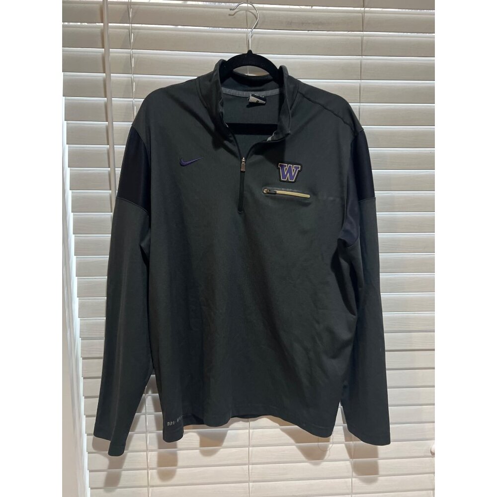 Nike Washington Huskies 1/4 Zip Pullover -‎ Size XL